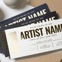 Personalised Gold Foil Concert Ticket Gift Voucher, thumbnail 2 of 9