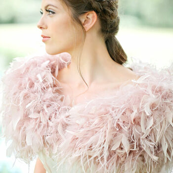 Ostrich Feather Wrap, 3 of 8