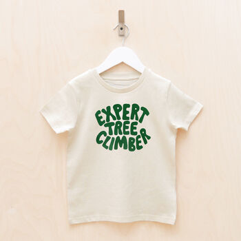 'Expert Tree Climber' Kid's T Shirt, 2 of 7