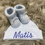 Personalised Embroidered Newborn Baby Hat, thumbnail 3 of 10