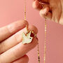 Vintage Enamel Bird Necklace, thumbnail 1 of 7