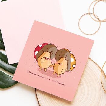 Cute Mushroom Greetings Card, 7 of 9