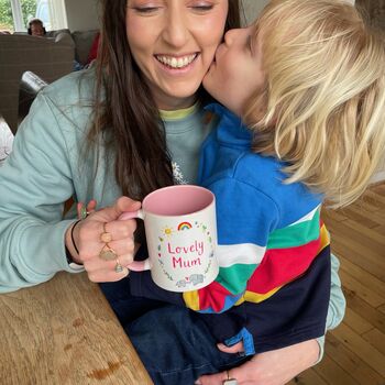 'Lovely Mum' Verse Mug Mothers Day Gift, 4 of 5