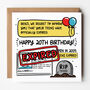 20th Birthday Card Teens Expired For Son/Brother/Boys/Him, thumbnail 1 of 3