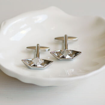 Paper Boat Cufflinks, 2 of 10