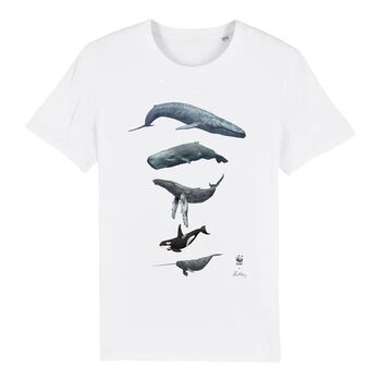 Wwf X Ben Rothery T Shirts Whales, 2 of 3