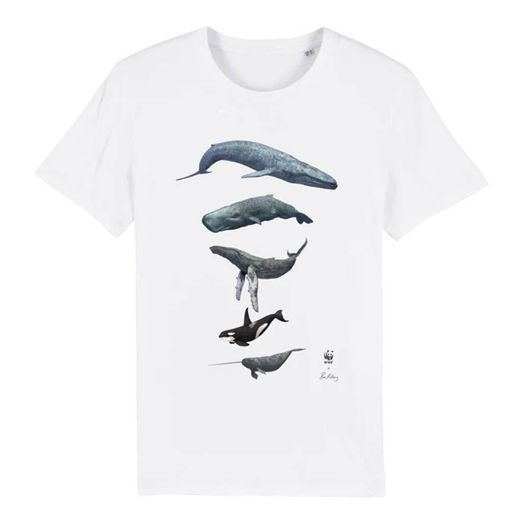 Wwf X Ben Rothery T Shirts Whales