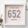 Personalised Days Together Framed Print, thumbnail 4 of 8