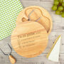 Personalised Cheese Connoisseur Gift Board For Friends, thumbnail 5 of 7