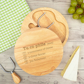Personalised Cheese Connoisseur Gift Board For Friends, 5 of 7