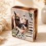 Personalised Wooden Block Photo Print With Burnt Edges, thumbnail 2 of 8