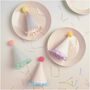 Luxury Pastel Party Hats With Pom Poms X Eight, thumbnail 3 of 4