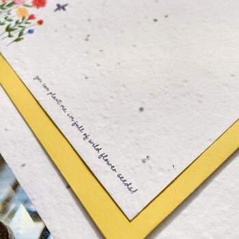 Pack Of Floral Plantable Note Cards With Envelopes, 3 of 6