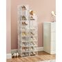 Set Of Clear Shoe Boxes Shoe Storage Organisers Rack, thumbnail 5 of 12
