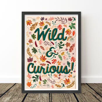 Wild And Curious Woodland Nursery Print, 6 of 7