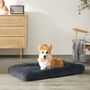 Dog Bed Cushion Pet Padded Fluffy Mat Plush, thumbnail 2 of 11