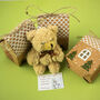 Teddy In Christmas Box Tree Decoration, thumbnail 3 of 4