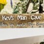 Personalised Man Cave Father's Day Gift Reclaimed Wood, thumbnail 3 of 6