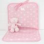 Personalised Wipe Clean Oilcloth Changing Mat, thumbnail 1 of 3