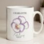 Personalised Flower Of The Month Mug, thumbnail 4 of 9