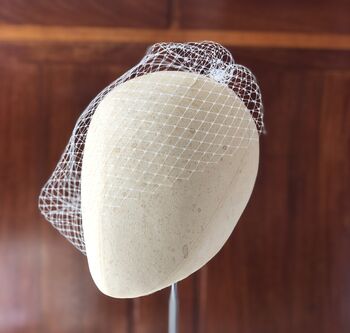 Birdcage Veil Style Your Way ' Tiffany', 7 of 11