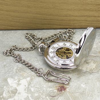 Personalised Romantic Pocket Watch, 5 of 5