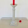 Hand Painted Extra Large Vintage Pillar Candle Holder, thumbnail 4 of 6