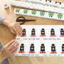 Personalised Bear Nutcracker Wrapping Paper, thumbnail 2 of 2
