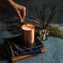 Sandalwood, Amber And Lavender Candle In Copper, thumbnail 1 of 7