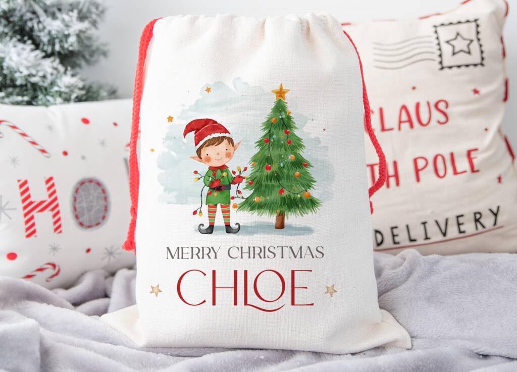 Elf Christmas Sack, 1 of 2