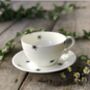 Floral Fine Bone China Breakfast Cup And Saucer, thumbnail 4 of 5