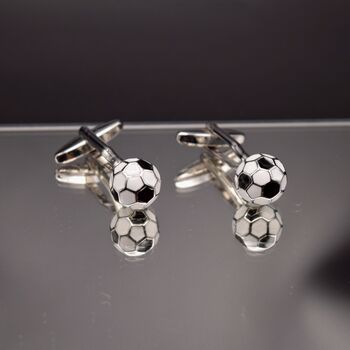 Soccer Ball Cufflinks Gift Football Player, 3 of 5