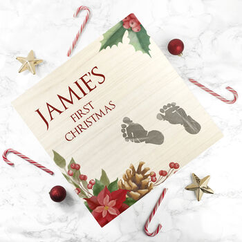 Personalised Baby's First Christmas Memento Box, 2 of 5