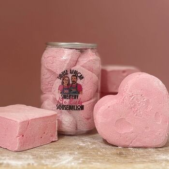 Pink Candyfloss Marshmallow Gift Can | Personalised Sweet Treat | Valentines Day Edition, 3 of 9