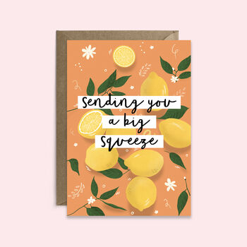 Sending You A Big Squeeze Greetings Card, 3 of 5