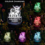 Grandma's Highland Cow Solar Garden Light, thumbnail 2 of 4