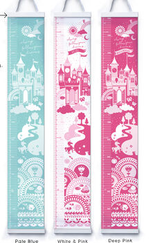 Personalised Fairytale Castle Height Chart, 5 of 8