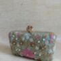 Floral Mint Green Clutch Bag, thumbnail 10 of 12