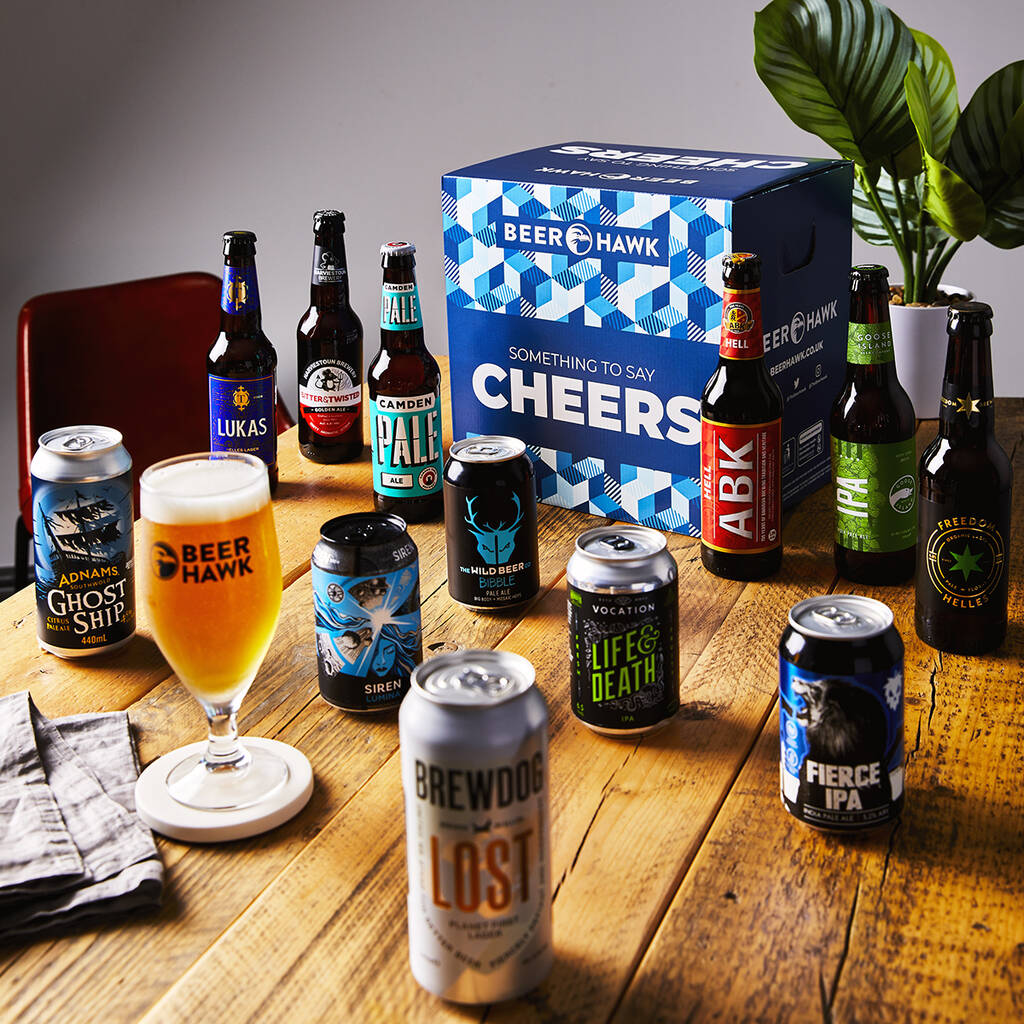 Something To Say Cheers Craft Beer Gift Crate, 1 of 5
