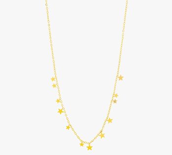 Waterproof Gold Plated Star Necklace, 2 of 3