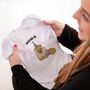 Personalised Birthday Lion Illustration Baby Grow, thumbnail 1 of 2