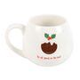All Good In The Pud Rounded Christmas Mug, thumbnail 2 of 3