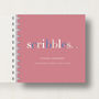 Personalised 'Scribbles' Small Notebook, thumbnail 10 of 10