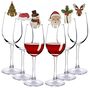 Christmas Party Table Glass Decorations Set Of Eight, thumbnail 9 of 9