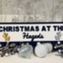 Personalised Surname Christmas Vintage Style Roadsign, thumbnail 5 of 9