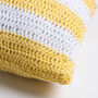 Lazy Days Cushion Cover Beginner Crochet Kit, thumbnail 2 of 6