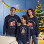 Personalised Cotton Bear Family Adult Christmas Jumper, thumbnail 1 of 6