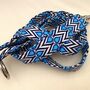 Martingale Collar In Royal Blue Print, thumbnail 9 of 10
