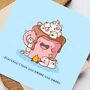 Cute Marshmallow Greetings Card, thumbnail 6 of 10