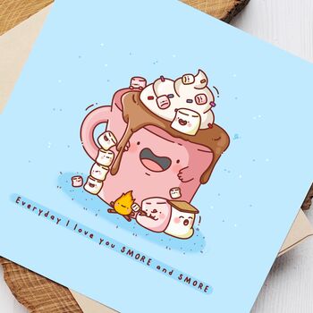 Cute Marshmallow Greetings Card, 6 of 10